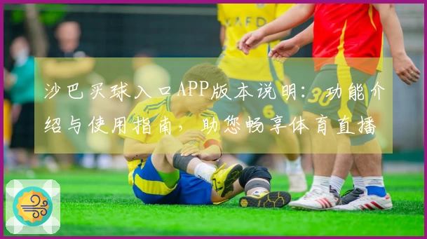 沙巴买球入口APP版本说明：功能介绍与使用指南，助您畅享体育直播体验